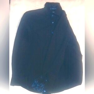 Culture Men's Black Button Shirt